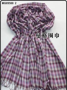 純棉格子百搭款圍巾 09500-2工廠,批發,進口,代購