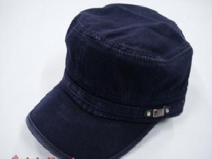 鐵扣平頂帽 軍帽 棒球帽 外貿帽子可訂做工廠,批發,進口,代購