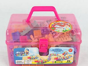 .新品益智兒童拼裝玩具拖拉塑料字母積木卡通火車工廠,批發,進口,代購