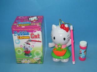 閃光KT貓吹泡泡玩具，帶燈光，有音樂，有趣，好玩,新穎工廠,批發,進口,代購