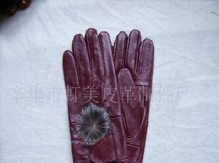 HM143  女款手套 保暖手套 真皮手套工廠,批發,進口,代購