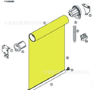 拉珠捲簾窗簾、寧波拉珠捲簾窗簾工廠,批發,進口,代購