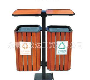 批發ZD123鋼木垃圾桶（圖）工廠,批發,進口,代購