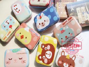 韓國文具禮品 新款達達動物&維珍女孩秘密鐵盒（小）工廠,批發,進口,代購