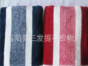 廠家直銷 深色純棉割絨彩條毛巾工廠,批發,進口,代購