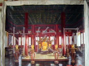 批發中國古典油畫,故宮宮殿室內景批發・進口・工廠・代買・代購