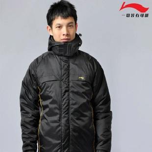 李寧運動服裝男保暖外風衣1FMC431-2黑色工廠,批發,進口,代購