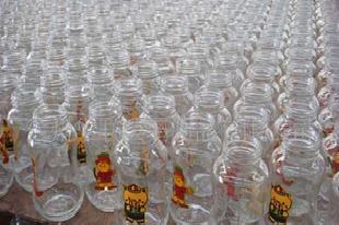 200ml健康環保玻璃奶瓶【卡通印花奶瓶】【圖片】工廠,批發,進口,代購