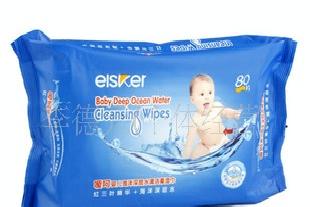 寶寶濕巾  80片噯呵嬰兒海洋深層水清潔柔濕巾工廠,批發,進口,代購