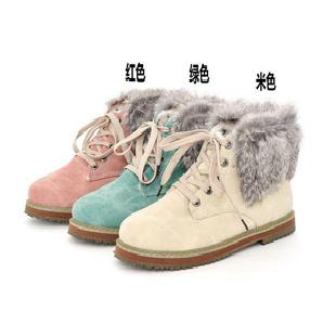 新產品休閒短靴韓版兔毛帶式女鞋JXA-8工廠,批發,進口,代購