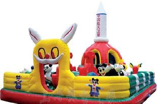 充氣衛星兒童蹦床 大型充氣玩具蹦床 上海大型兒童充氣娛樂城工廠,批發,進口,代購
