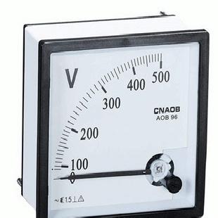 90°方形指針式直流電壓測量儀表（96*96)的、DC500V,1000V,2000V工廠,批發,進口,代購