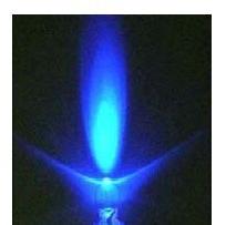 3MM藍光藍色LED燈F3白髮藍超高亮LED發光二極管工廠,批發,進口,代購