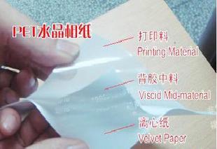 交通卡貼紙 PET水晶相紙工廠,批發,進口,代購