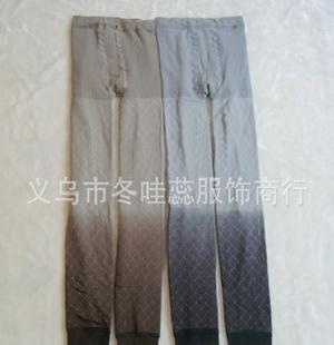 K734 超厚時尚漸變雙色加厚保暖連褲襪 竹炭雙層打底褲混批工廠,批發,進口,代購