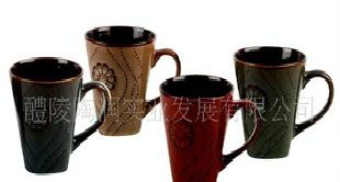 各種精美環保色釉陶瓷杯（圖）工廠,批發,進口,代購