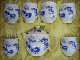 批發景德鎮陶瓷茶具 7頭雙層父親節禮品套裝工廠,批發,進口,代購