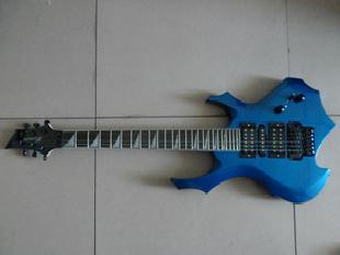 藍色雙搖異形電吉他工廠,批發,進口,代購
