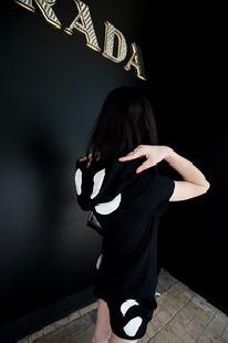 2011 春夏新款韓版女裝時尚俏皮黑白熊貓連帽休閒運動套裝工廠,批發,進口,代購