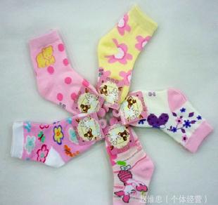 新款外貿童襪 全棉童襪 女款襪工廠,批發,進口,代購