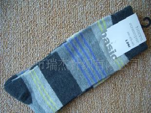 高品質168針時尚全棉BASIC提花針織男襪子混批批發・進口・工廠・代買・代購