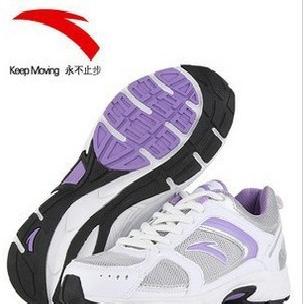 2011夏季安踏跑步鞋 情侶款安踏女鞋透氣運動鞋子2115545灰紫2色工廠,批發,進口,代購