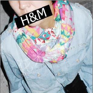 大熱實拍 大牌H&M外貿原單 專櫃同步 撞色幾何圈批發・進口・工廠・代買・代購