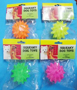 小額批發 狗狗最愛發聲玩具 彩色球形搪膠寵物玩具 帶卡頭工廠,批發,進口,代購