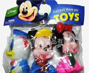 生產 搪膠發聲玩具 搪膠玩具 唐老鴨 米奇搪膠玩具批發・進口・工廠・代買・代購