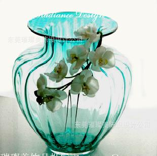 玻璃花瓶;玻璃工藝品;彩色玻璃花瓶;手工吹制.外貿出口美國；水晶工廠,批發,進口,代購