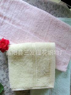 廠家直銷緞檔純色毛巾 可定制LOGO 素色毛巾全球最低價 禮品毛巾批發・進口・工廠・代買・代購