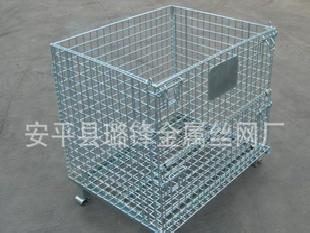 廠家直銷金屬周轉箱折疊式倉儲籠 安平絲網 QQ913023016工廠,批發,進口,代購