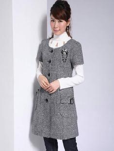 2011瑞麗風格甜美短袖圓領連衣裙　品牌女裝冬裝　女裝網店代銷工廠,批發,進口,代購