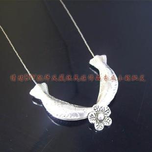 批發[X167]藏銀民族飾品魚兒項鏈工廠,批發,進口,代購