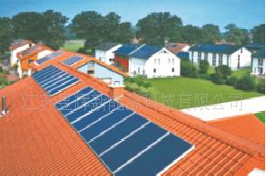 別墅式平板太陽能熱水系統歐盟CE認證出口歐美工廠,批發,進口,代購