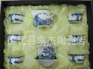 廠家直銷8頭優質青瓷茶具套裝批發・進口・工廠・代買・代購