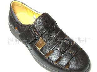 【精品廠家直銷】新款真皮男式涼鞋批發，0125【支持訂做】工廠,批發,進口,代購