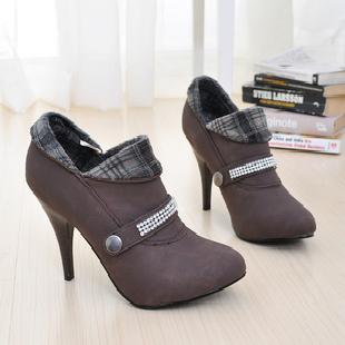 2011春秋新款女鞋子 短靴子高跟鞋裸靴冬季37223工廠,批發,進口,代購