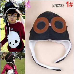 (2色)韓版新款兒童帽子 韓國人氣兒童飛行員帽子 飛機帽 空軍帽工廠,批發,進口,代購