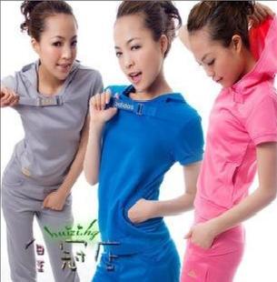 夏季熱賣 南韓絲短袖運動套裝 運動服 團購 廠家直銷批發・進口・工廠・代買・代購