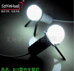 DIY簡約支架光控感應LED小夜燈（白光/黃光兩款）工廠,批發,進口,代購