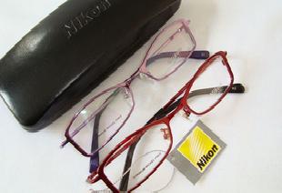 【】批發尼康純鈦高檔配光眼鏡架/Nikon9835/女款眼鏡架工廠,批發,進口,代購