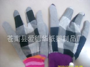 專業生產耐磨防砂防塵防護絨布勞保手套工廠,批發,進口,代購