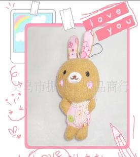 卡通手機飾品掛件 可愛兔子 掛件 玩具兔子 毛絨兔子批發・進口・工廠・代買・代購