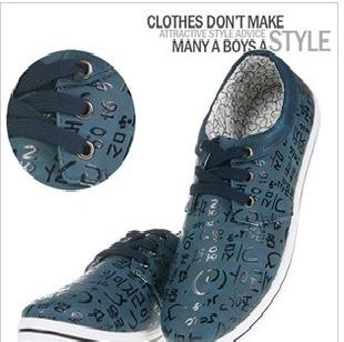 韓版男鞋2011新款低幫軟面皮棉質平跟拼色繫帶男鞋 圓頭特價2937工廠,批發,進口,代購