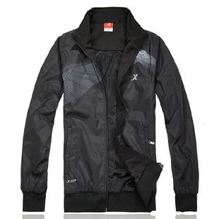 2011 特步時尚男士/男款運動印花休閒夾克 AP1808工廠,批發,進口,代購