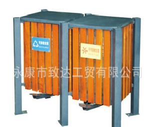 批發ZD114鋼木垃圾桶（圖）批發・進口・工廠・代買・代購