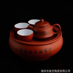 自產批發 陶瓷茶具 8頭旅行茶具 可代加工LOGO批發・進口・工廠・代買・代購
