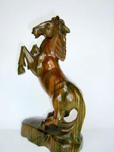 綠檀木雕工藝品 擺件 小馬奔騰工廠,批發,進口,代購