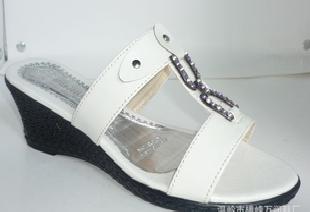 【萬潤鞋業】8148白色漆皮典雅女式涼拖工廠,批發,進口,代購
